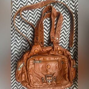 Stylish Brown Leather Women's Bag